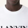 T-shirt in cotone ricamata Lanvin T-shirt in cotone ricamata Lanvin