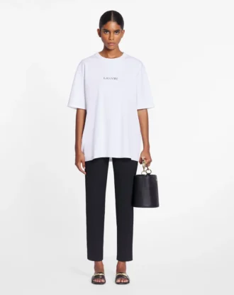 T-shirt unisex con logo Lanvin