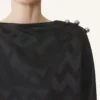 Top fluido in viscosa jacquard Top fluido in viscosa jacquard