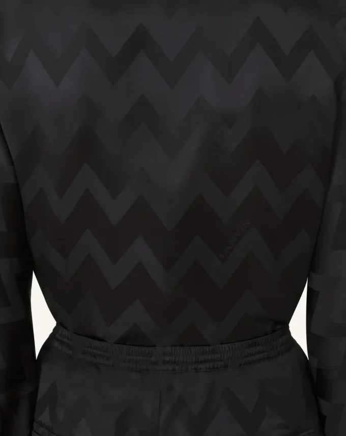 Top fluido in viscosa jacquard Top fluido in viscosa jacquard