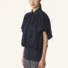 Top in georgette di seta Top in georgette di seta