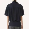 Top in georgette di seta Top in georgette di seta