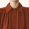 Top in georgette di seta Top in georgette di seta