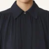 Top in georgette di seta Top in georgette di seta