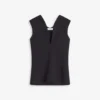 Top in jersey con scollatura profonda Top in jersey con scollatura profonda