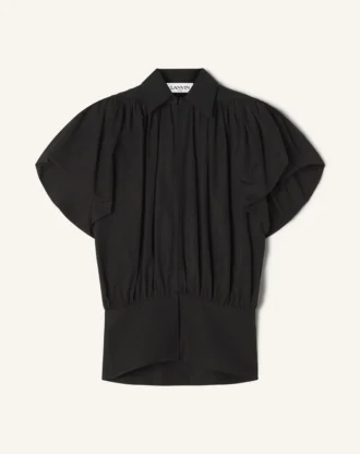 Top in popeline di cotone
