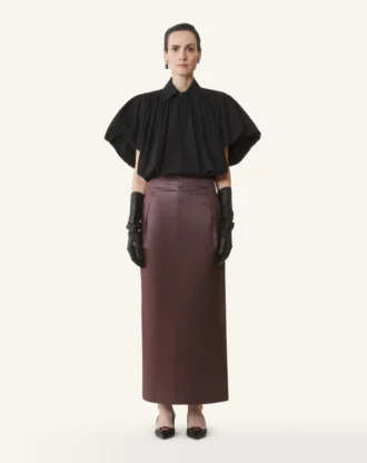 Top in popeline di cotone