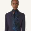 Twilly in seta con stampa leopardata Twilly in seta con stampa leopardata