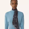 Twilly in seta con stampa leopardata Twilly in seta con stampa leopardata