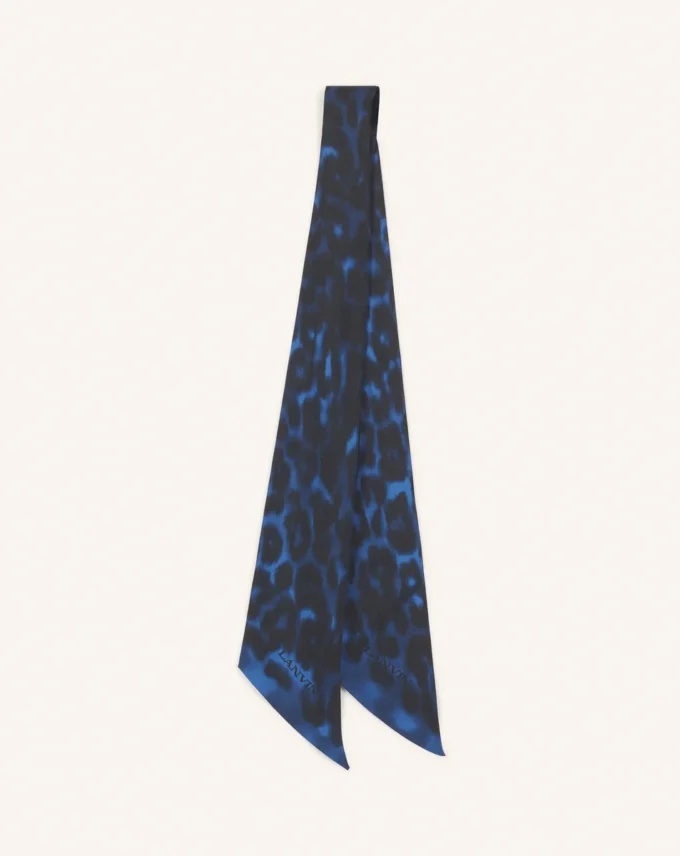 Twilly in seta con stampa leopardata Twilly in seta con stampa leopardata