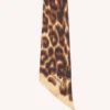 Twilly in seta con stampa leopardata Twilly in seta con stampa leopardata