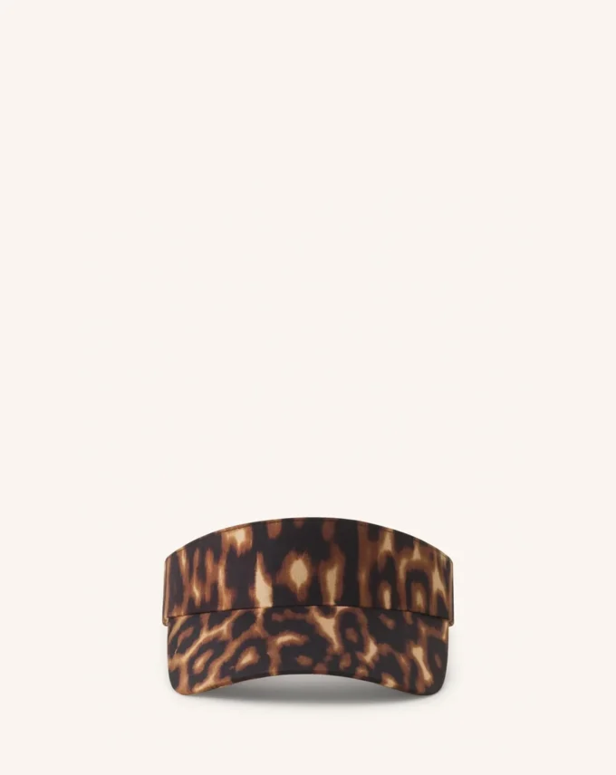 Visiera con stampa leopardata Lanvin Visiera con stampa leopardata Lanvin