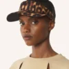 Visiera con stampa leopardata Lanvin Visiera con stampa leopardata Lanvin