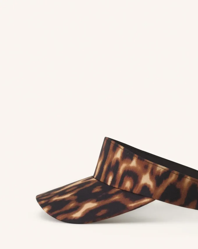 Visiera con stampa leopardata Lanvin Visiera con stampa leopardata Lanvin