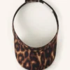 Visiera con stampa leopardata Lanvin Visiera con stampa leopardata Lanvin