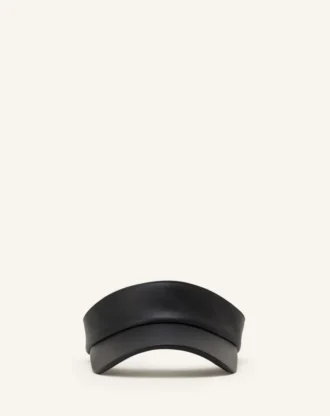 Visiera in pelle Lanvin