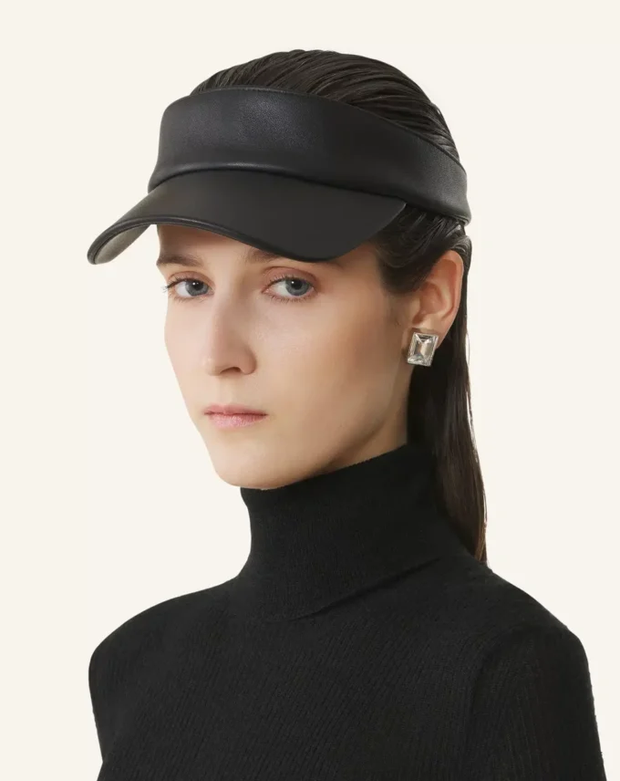 Visiera in pelle Lanvin Visiera in pelle Lanvin